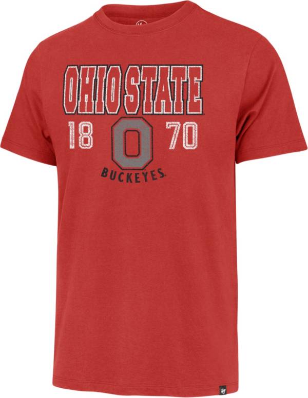 ‘47 Men's Ohio State Buckeyes Scarlet T-Shirt