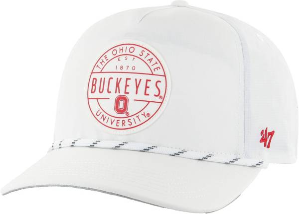 ‘47 Men's Ohio State Buckeyes White Captain Adjustable Hat