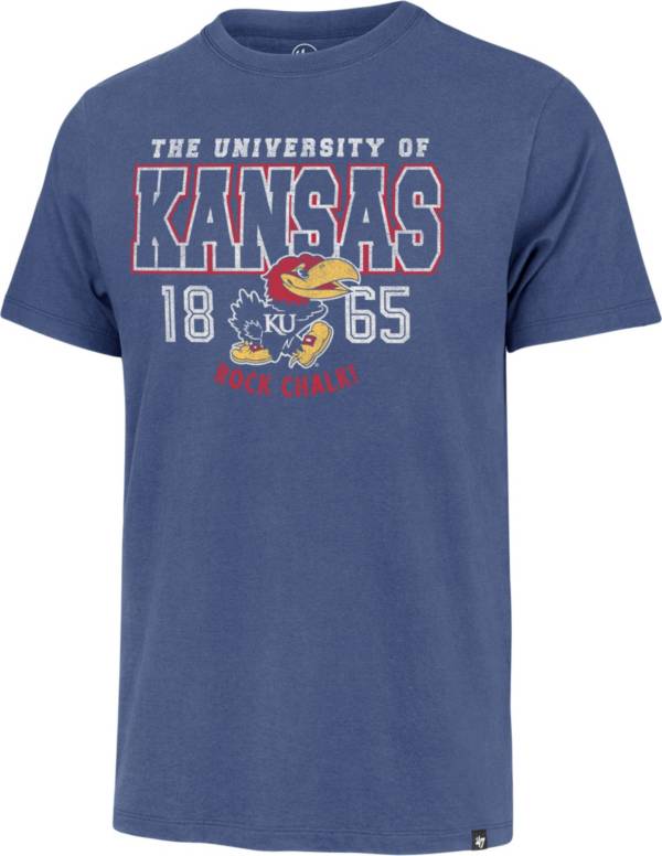 ‘47 Men's Kansas Jayhawks Blue T-Shirt