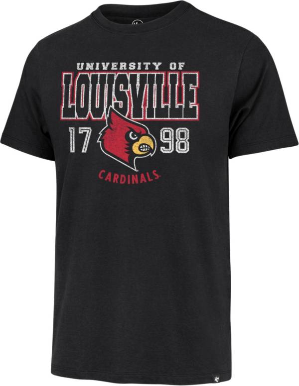 ‘47 Men's Louisville Cardinals Black T-Shirt