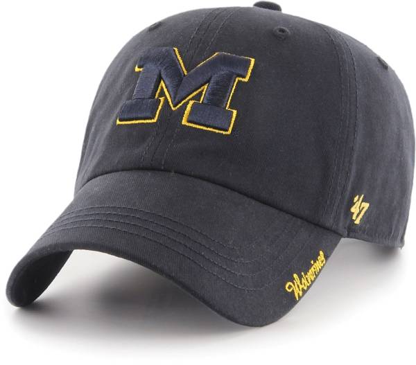 '47 Women's Michigan Wolverines Clean Up Navy Adjustable Hat