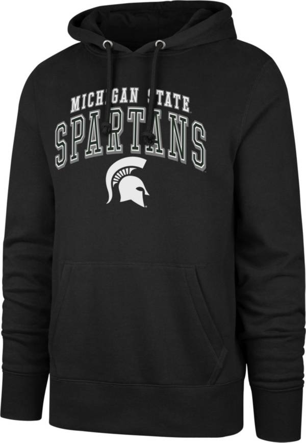 ‘47 Men's Michigan State Spartans Black Headline Pullover Hoodie