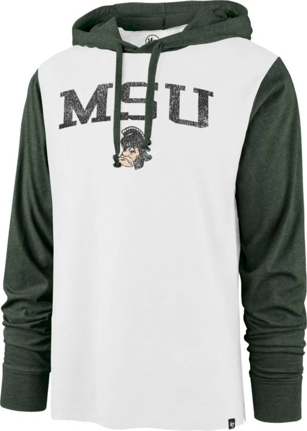 ‘47 Men's Michigan State Spartans White Club Pullover Hoodie