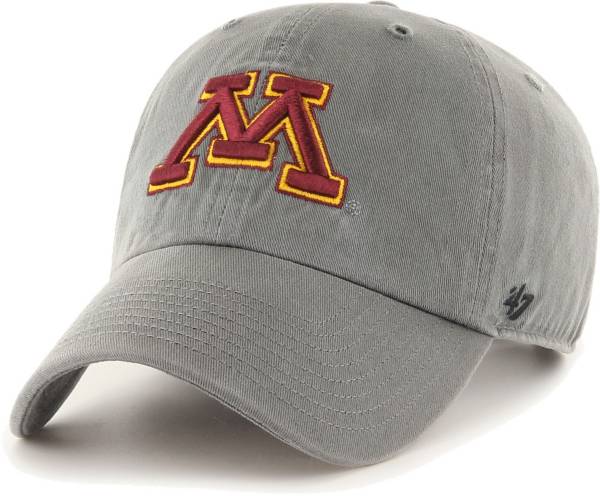 ‘47 Men's Minnesota Golden Gophers Grey Clean Up Adjustable Hat