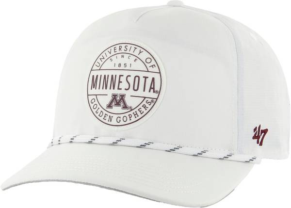 ‘47 Men's Minnesota Golden Gophers White Captain Adjustable Hat