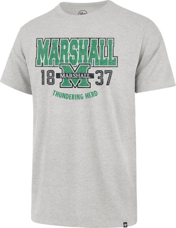 ‘47 Men's Marshall Thundering Herd Grey T-Shirt product image