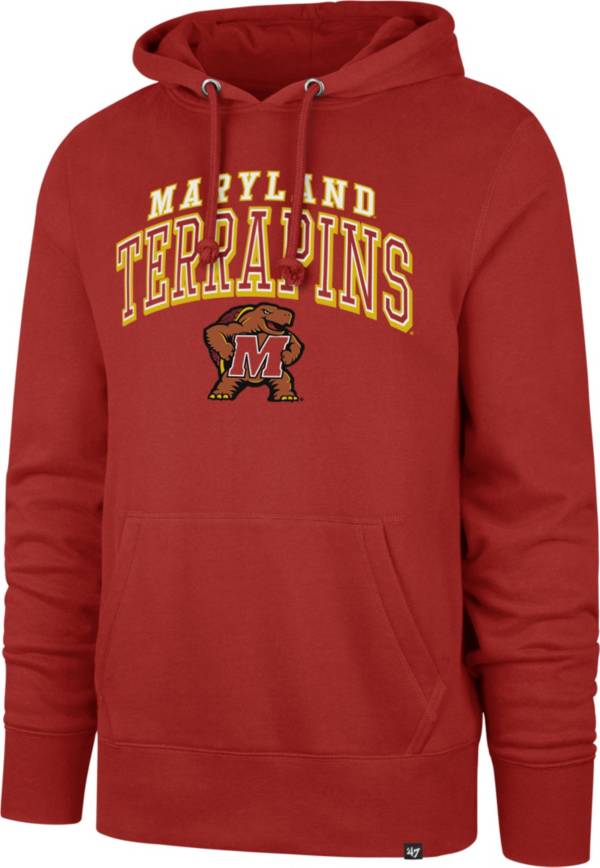 ‘47 Men's Maryland Terrapins Red Headline Pullover Hoodie