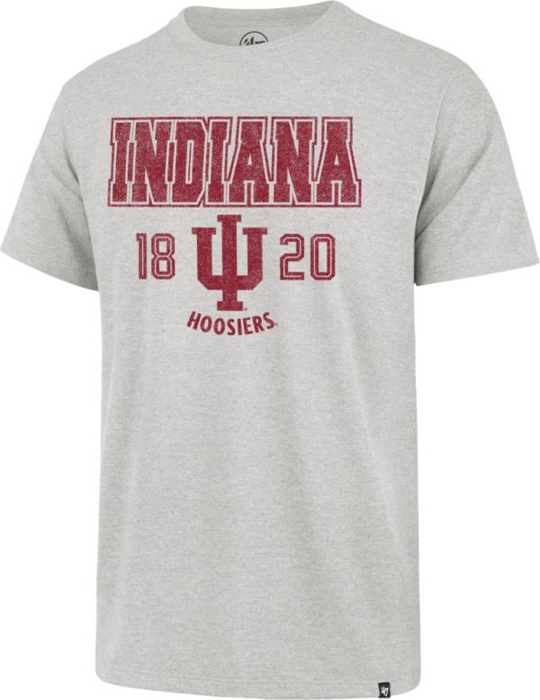 ‘47 Men's Indiana Hoosiers Grey T-Shirt