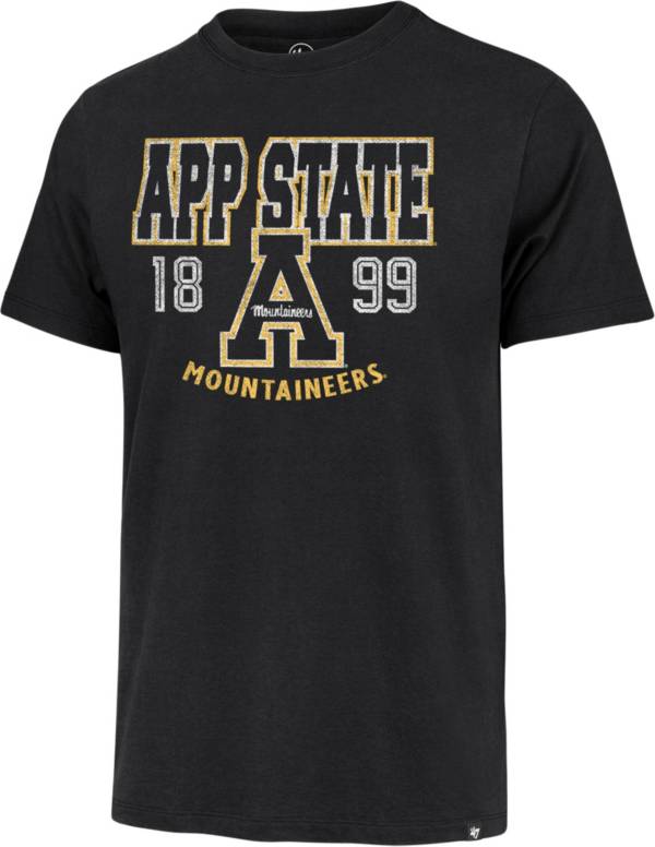 ‘47 Men's Appalachian State Mountaineers Black T-Shirt