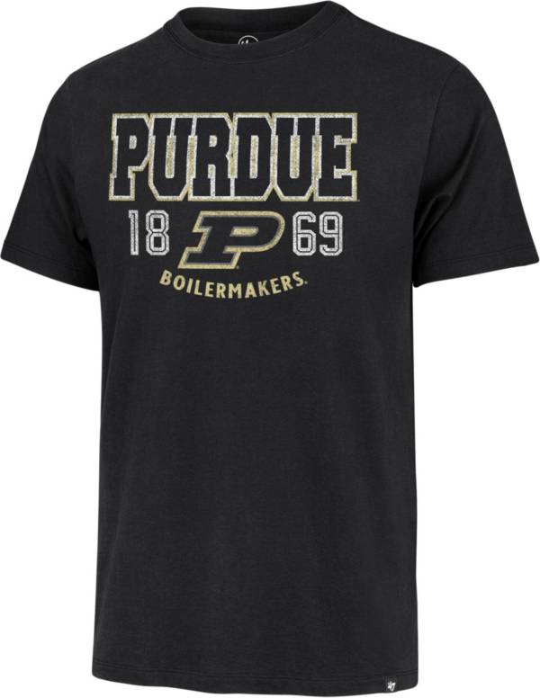 ‘47 Men's Purdue Boilermakers Black T-Shirt product image