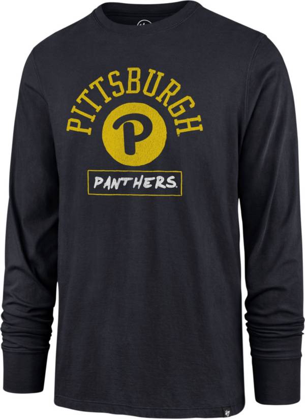 ‘47 Men's Pitt Panthers Black Super Rival Long Sleeve T-Shirt