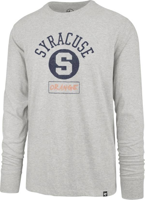 ‘47 Men's Syracuse Orange Grey Long Sleeve T-Shirt