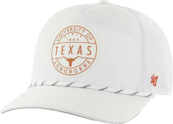 ‘47 Men's Texas Longhorns White Captain Adjustable Hat