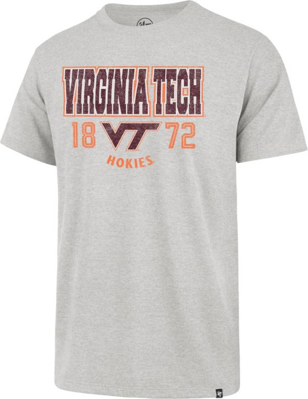 ‘47 Men's Virginia Tech Hokies Grey T-Shirt