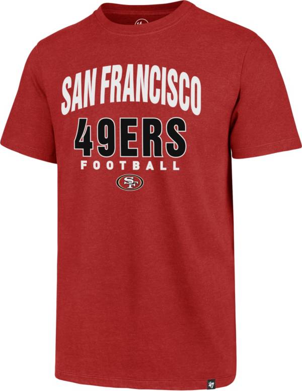 '47 Men's San Francisco 49ers Red Trackdown Club T-Shirt