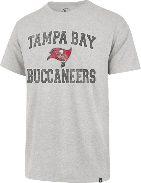 '47 Men's Tampa Bay Buccaneers Grey Arch Franklin T-Shirt