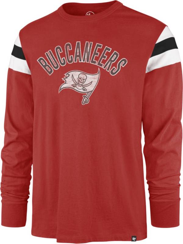 '47 Men's Tampa Bay Buccaneers Red Rooted Long Sleeve T-Shirt