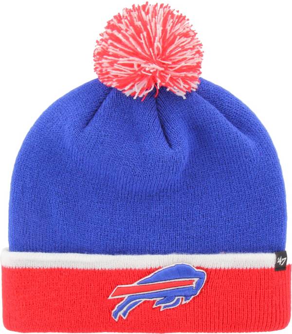 ‘47 Men's Buffalo Bills Baraka Blue Cuffed Pom Knit