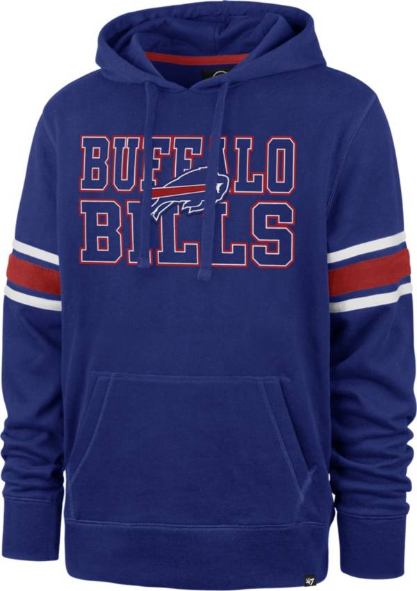 '47 Men's Buffalo Bills Royal Stripe Hoodie