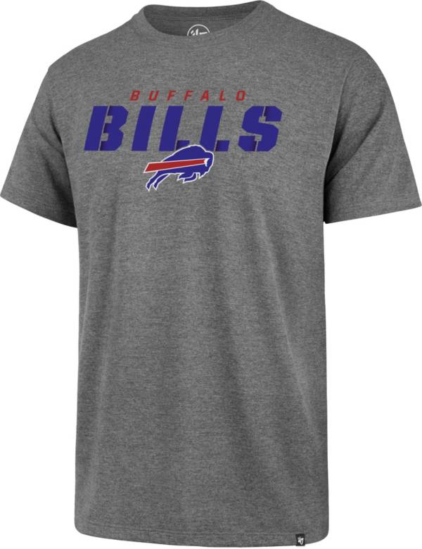 '47 Men's Buffalo Bills Traction Rival Grey T-Shirt