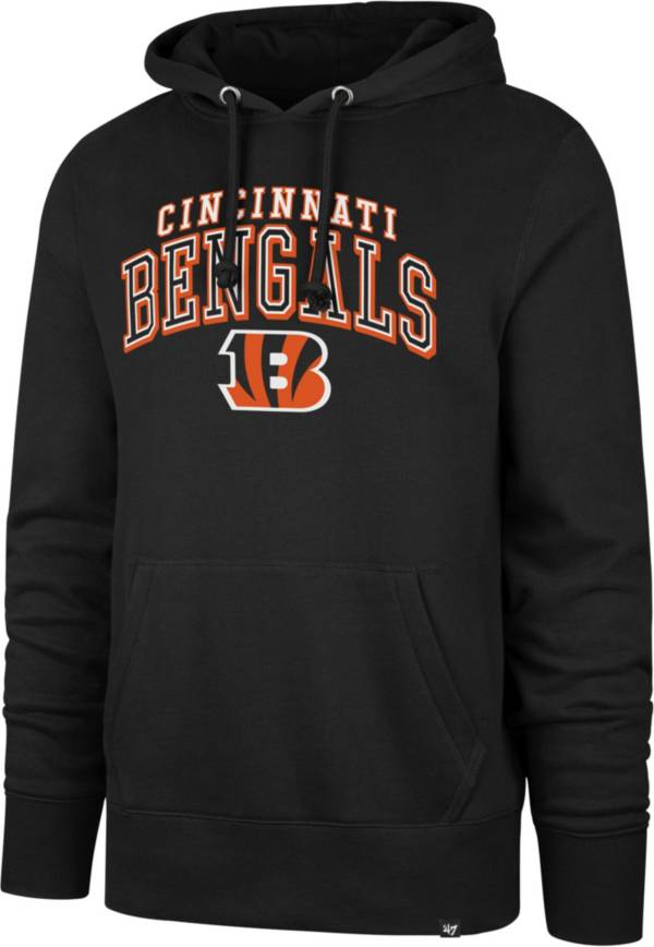 '47 Men's Cincinnati Bengals Black Double Decker Headline Hoodie