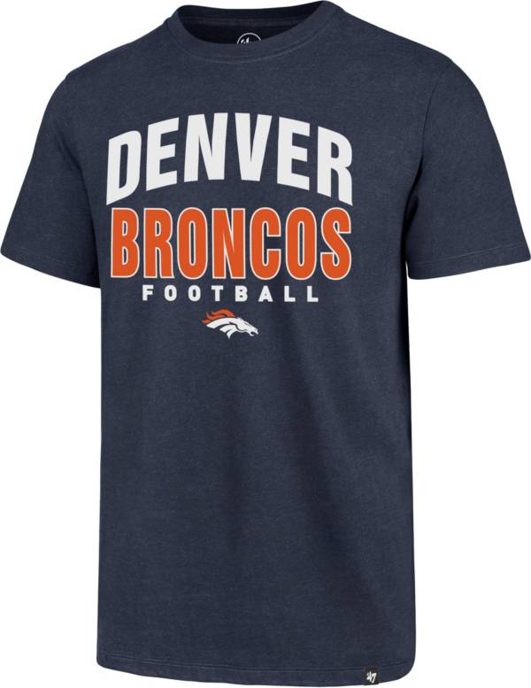 '47 Men's Denver Broncos Navy Trackdown Club T-Shirt