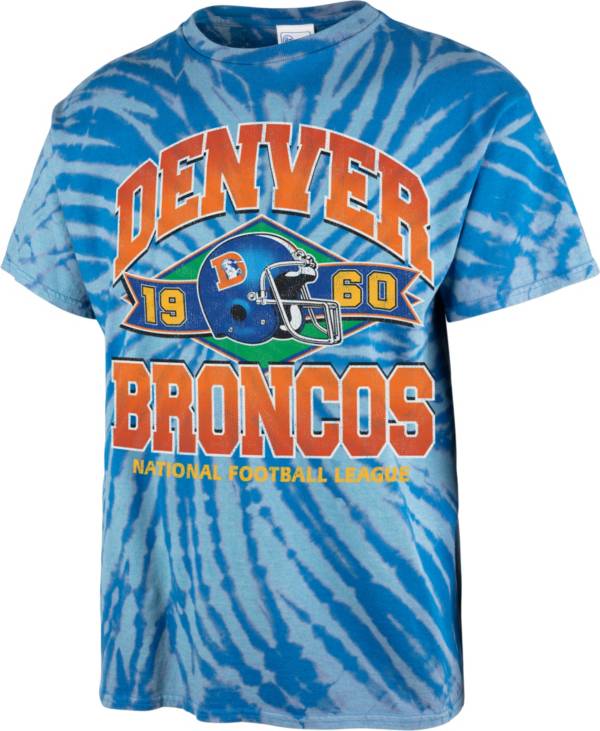 '47 Men's Denver Broncos Tie Dye Tubular T-Shirt