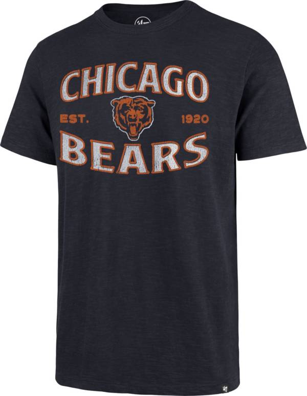 '47 Men's Chicago Bears Navy Offset Scrum T-Shirt