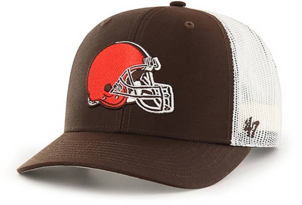 '47 Men's Cleveland Browns Brown Adjustable Trucker Hat