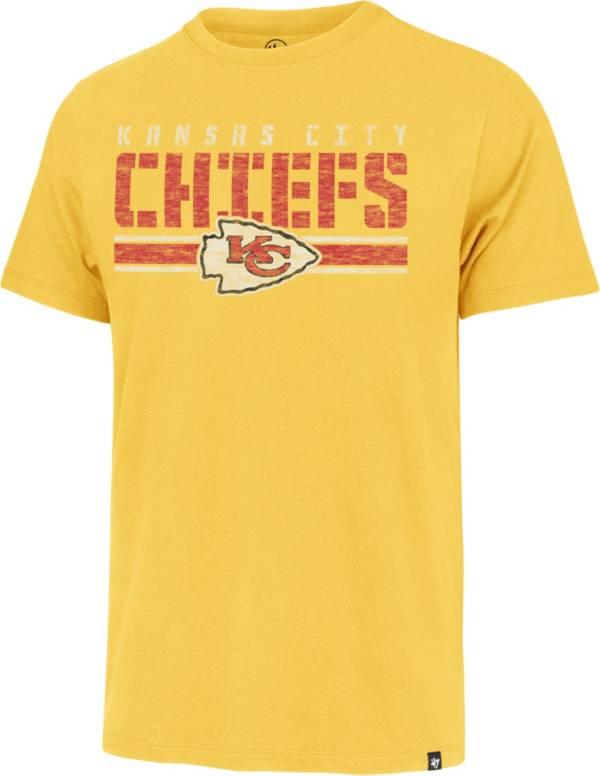 '47 Men's Kansas City Chiefs Gold Franklin Stripe T-Shirt product image