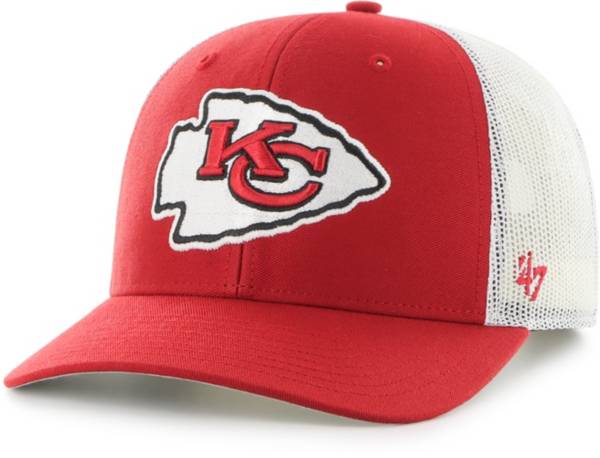 '47 Men's Kansas City Chiefs Red Adjustable Trucker Hat