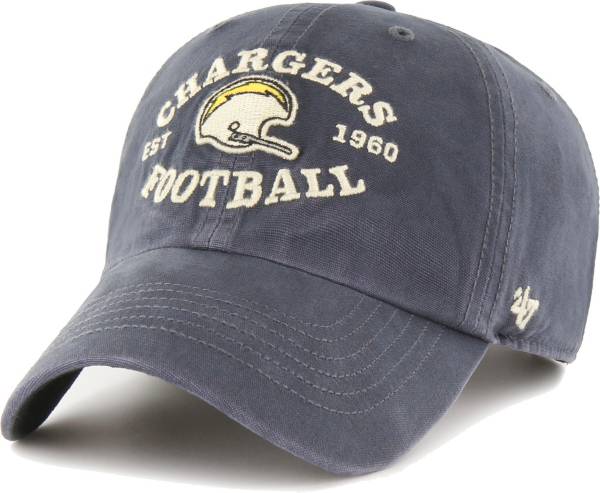 '47 Men's Los Angeles Chargers Navy Brockman Throwback Adjustable Hat