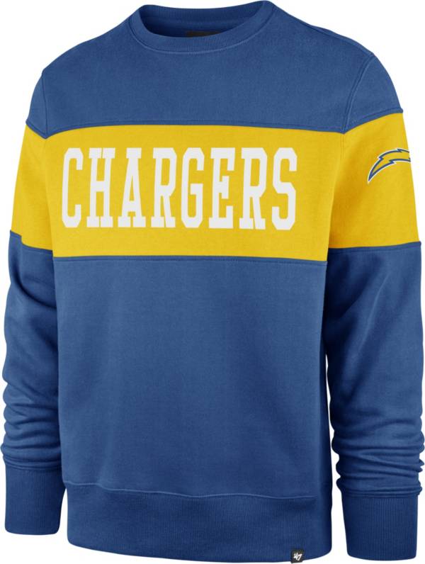 '47 Men's Los Angeles Chargers Blue Interstate Crew Sweatshirt