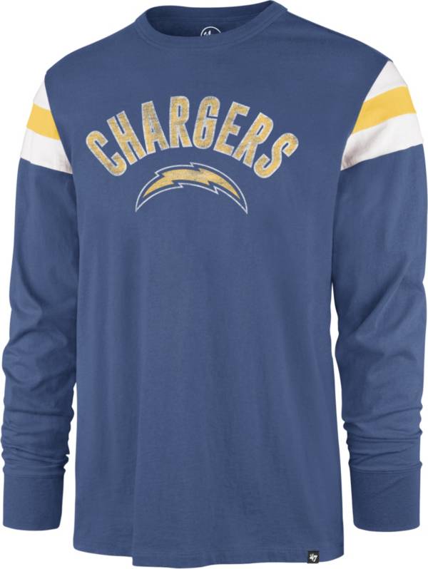 '47 Men's Los Angeles Chargers Blue Rooted Long Sleeve T-Shirt