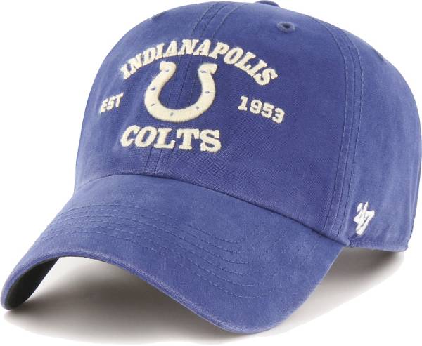 '47 Men's Indianapolis Colts Royal Reign Brockman Adjustable Hat