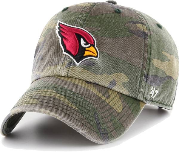 '47 Men's Arizona Cardinals Camo Reign Clean Up Adjustable Hat