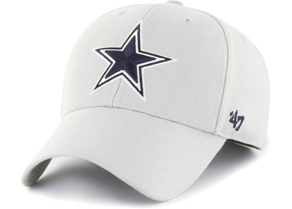 '47 Men's Dallas Cowboys Grey MVP Adjustable Hat