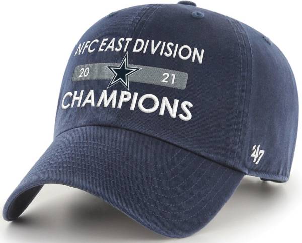 '47 Men's Dallas Cowboys 2021 NFC East Division Champions Navy Clean Up Hat