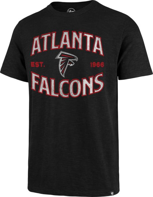 '47 Men's Atlanta Falcons Black Offset Scrum T-Shirt