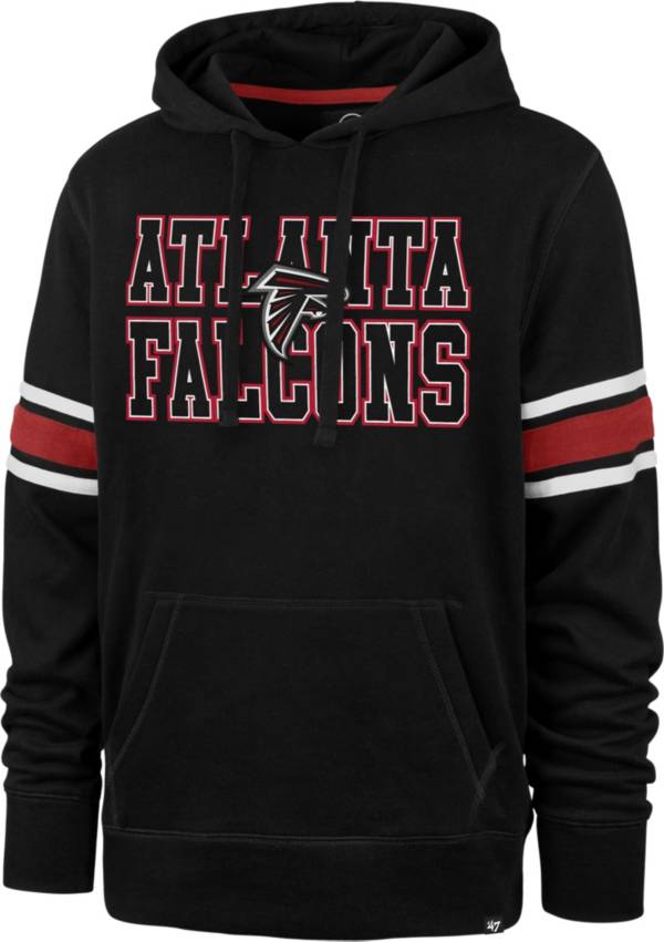 '47 Men's Atlanta Falcons Black Stripe Hoodie