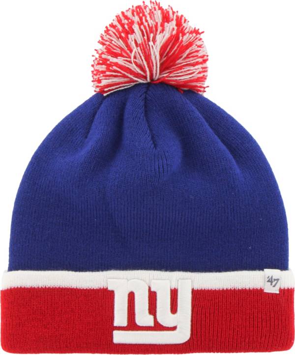 ‘47 Men's New York Giants Baraka Royal Cuffed Pom Knit