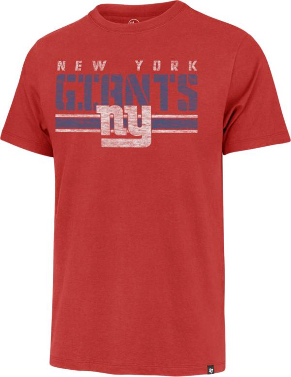'47 Men's New York Giants Red Franklin Stripe T-Shirt