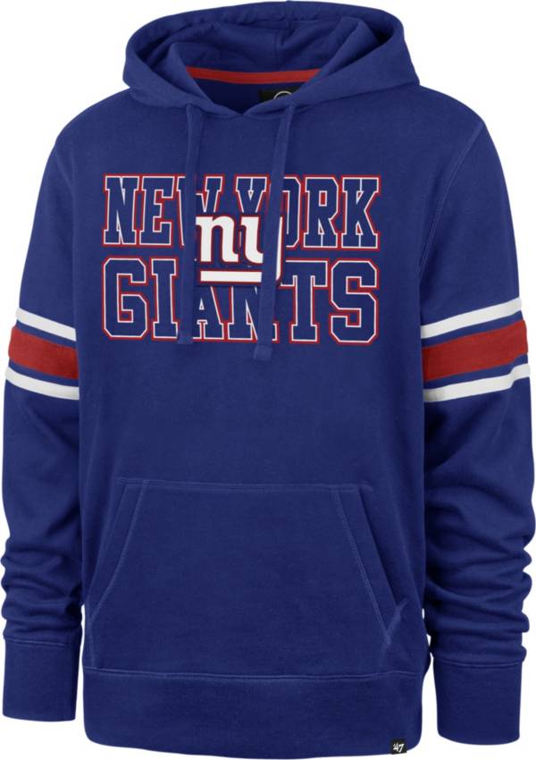 '47 Men's New York Giants Royal Stripe Hoodie