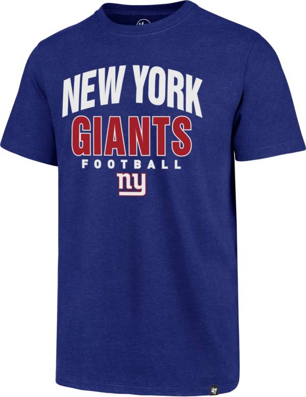 '47 Men's New York Giants Royal Trackdown Club T-Shirt