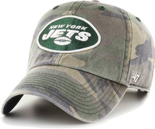 '47 Men's New York Jets Camo Adjustable Clean Up Hat