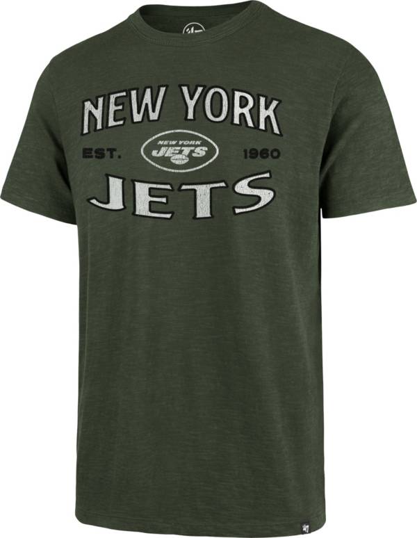 '47 Men's New York Jets Green Offset Scrum T-Shirt