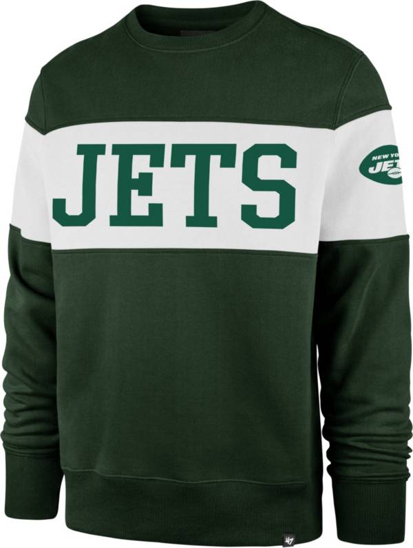 '47 Men's New York Jets Green Interstate Crew Sweatshirt