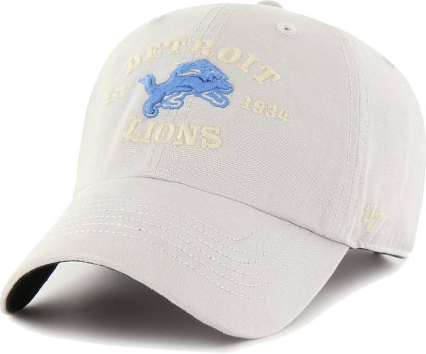 '47 Men's Detroit Lions Grey Reign Brockman Adjustable Hat