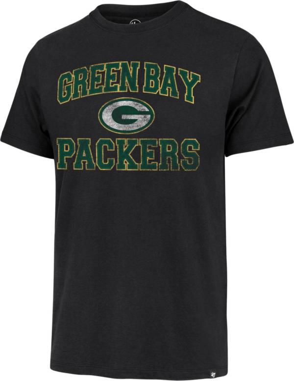 '47 Men's Green Bay Packers Franklin Arch Black T-Shirt