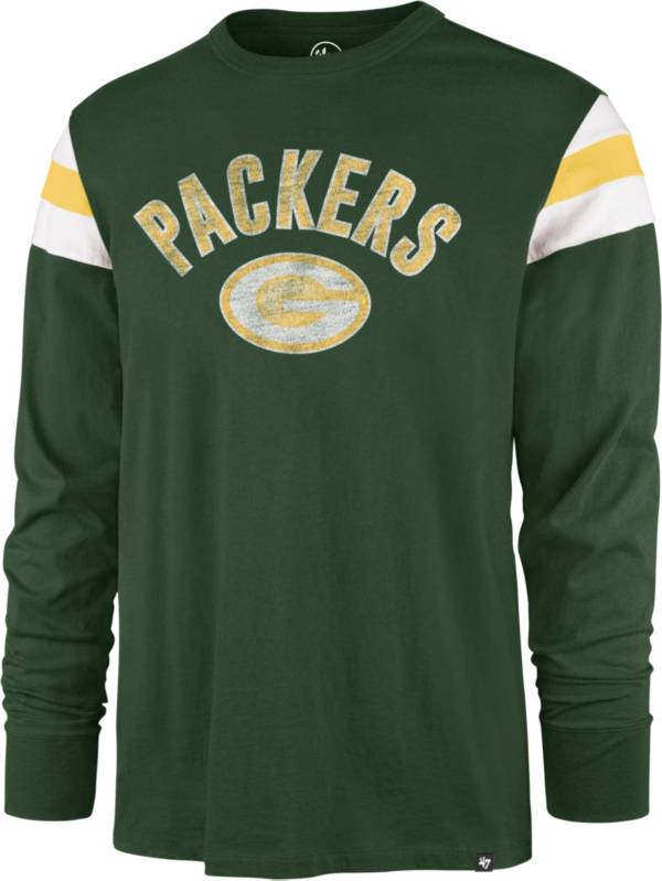 '47 Men's Green Bay Packers Green Rooted Long Sleeve T-Shirt